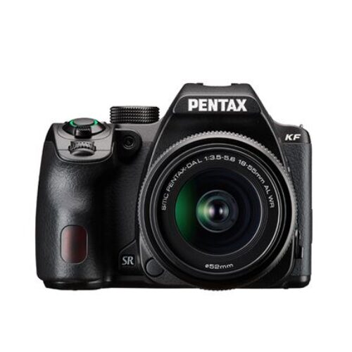 Cámara réflex Pentax KF+ 18-55mm WR negra
